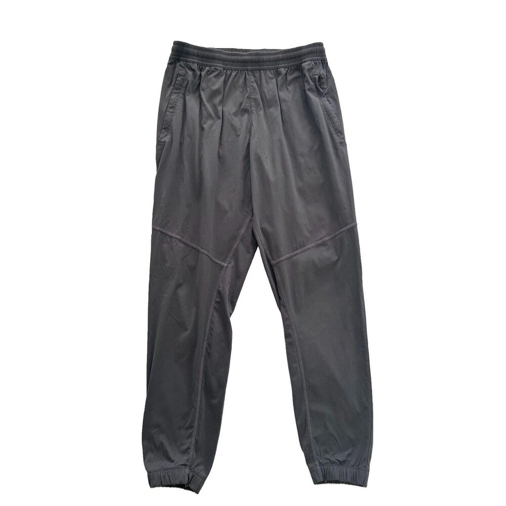 Nike Yoga Woven Training Cuffed Jogger Pants Mens Small M Grey DM6558-068